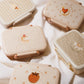 Mrs Ertha Bentobox / brooddoos met indeling - 15x12x5cm - Soft Squares