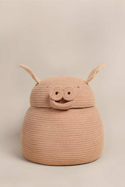 Lorena Canals Storage basket Peggy the Pig - 32x30cm 