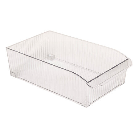 5Five Opbergbakje met wieltjes voor koelkast L - 23x37x11cm - Transparant