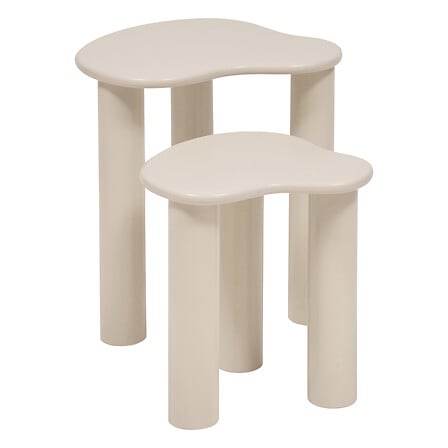 Table basse de l'atmosphère - Ø70xh45cm - beige