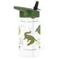 A Little Lovely Company Back to school set - Drinking bottle / 4 Snack boxes / Lunch box - Crocodiles