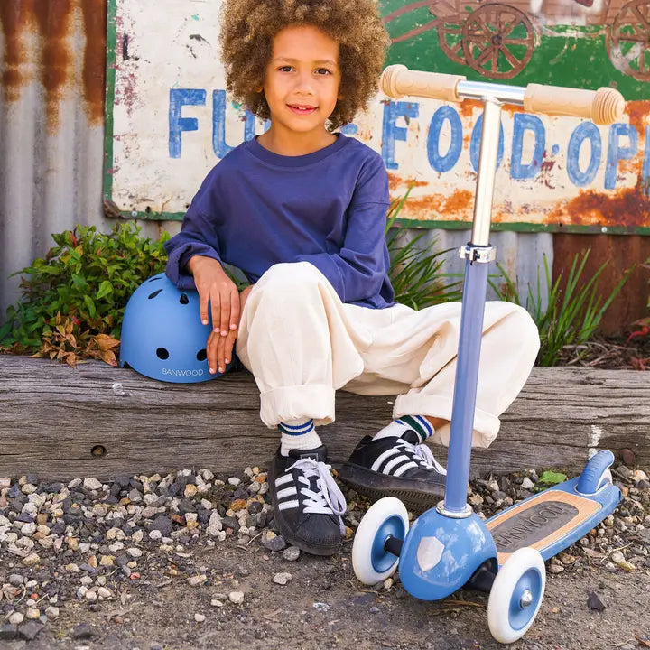 Banwood Kids Vintage Scooter - In hoogte verstelbaar - Blue