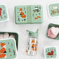 A Little Lovely Company Back to school set - Rugzak/Drinkfles/4 Snackdozen/Bentobox - Bosvriendjes