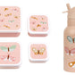 A Little Lovely Company Back to school set - Drinkfles RVS/4 Snackdozen/Lunchbox - Vlinders