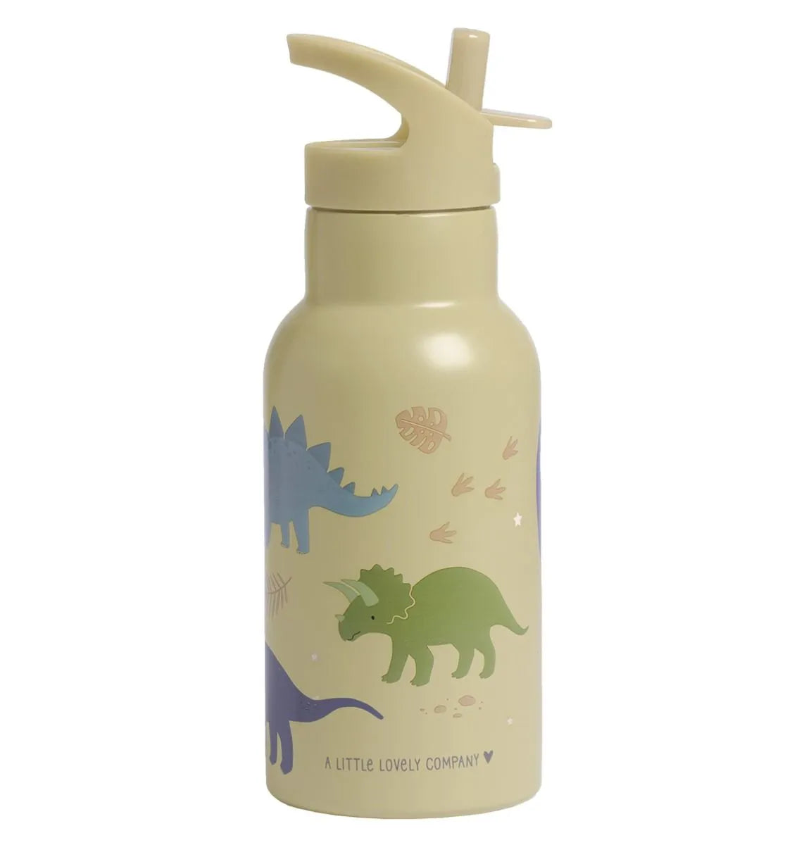 Back to school set - Double-walled Drinking Bottle / 4 Snack Boxes / Lunch Box - Dinosaur - A Little lovely company