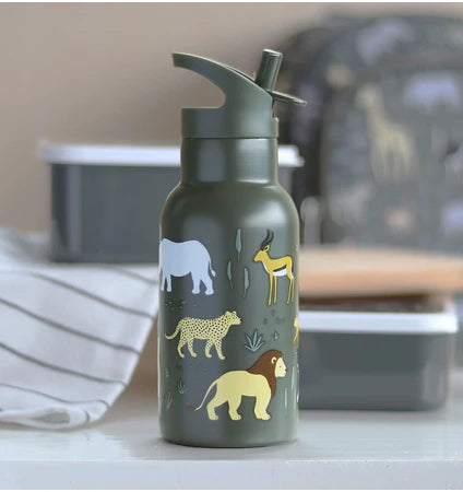 A Little Lovely Company Back to School - Drinking bottle - Dinosaurs