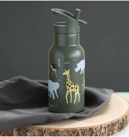 A Little Lovely Company Back to School - Drinking bottle - Dinosaurs