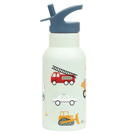 A Little Lovely Company Back to School - Drinking bottle - Vehicles