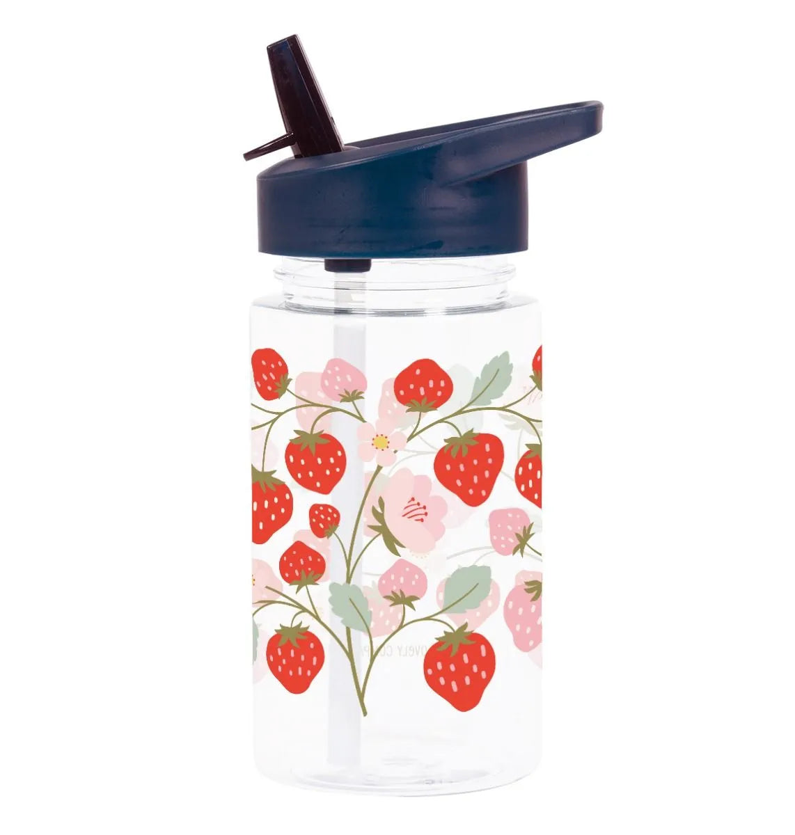 A Little Lovely Company Back to school set - Drinkfles / 4 Snackdozen / Lunchbox - Aardbeien