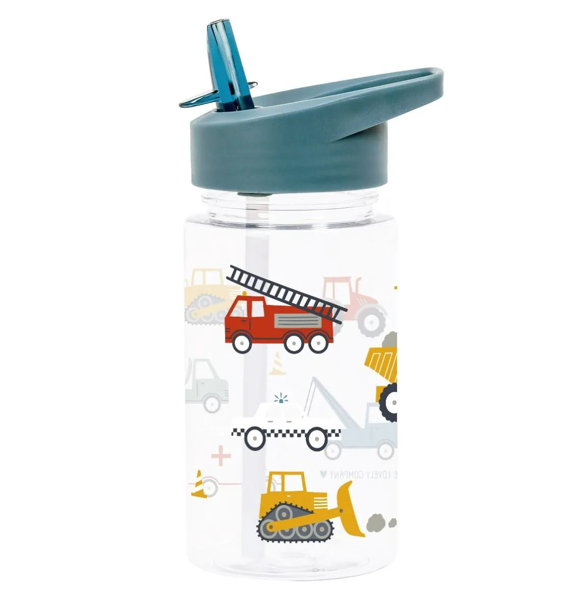 Back to school set - Drinking bottle / 4 Snack boxes / Lunch box - Vehicles - A Little lovely company