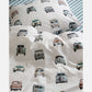 Studio Ditte Duvet cover Car 140x220cm - Light gray