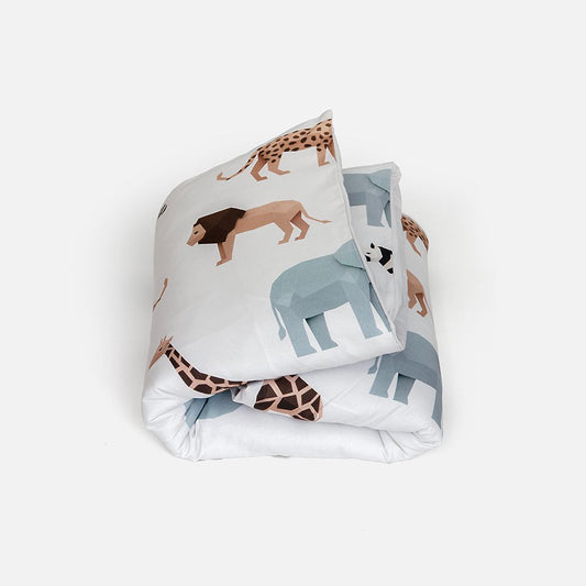 Studio Ditte Duvet cover Safari Junior 120x150cm - Light gray