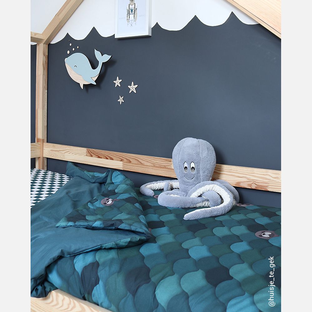 Studio Ditte Housse de couette Seals 140x220cm - Bleu