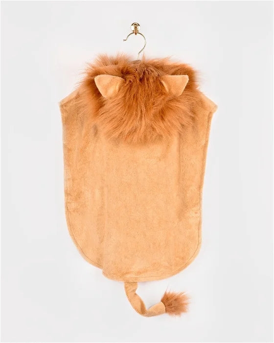 Déguisement Den Goda Fen Lion - Mini cape avec capuche - 86-110cm - 1-4 ans - Marron