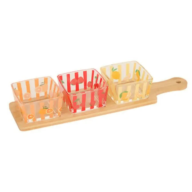 Secret de Gourmet Fruity Tapas/Aperitief set - 4-delig - Multi