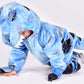 Den Goda Fen Verkleedkledij Dinosaur T-Rex Jumpsuit - 98-104cm - 3-4 jaar - Blauw