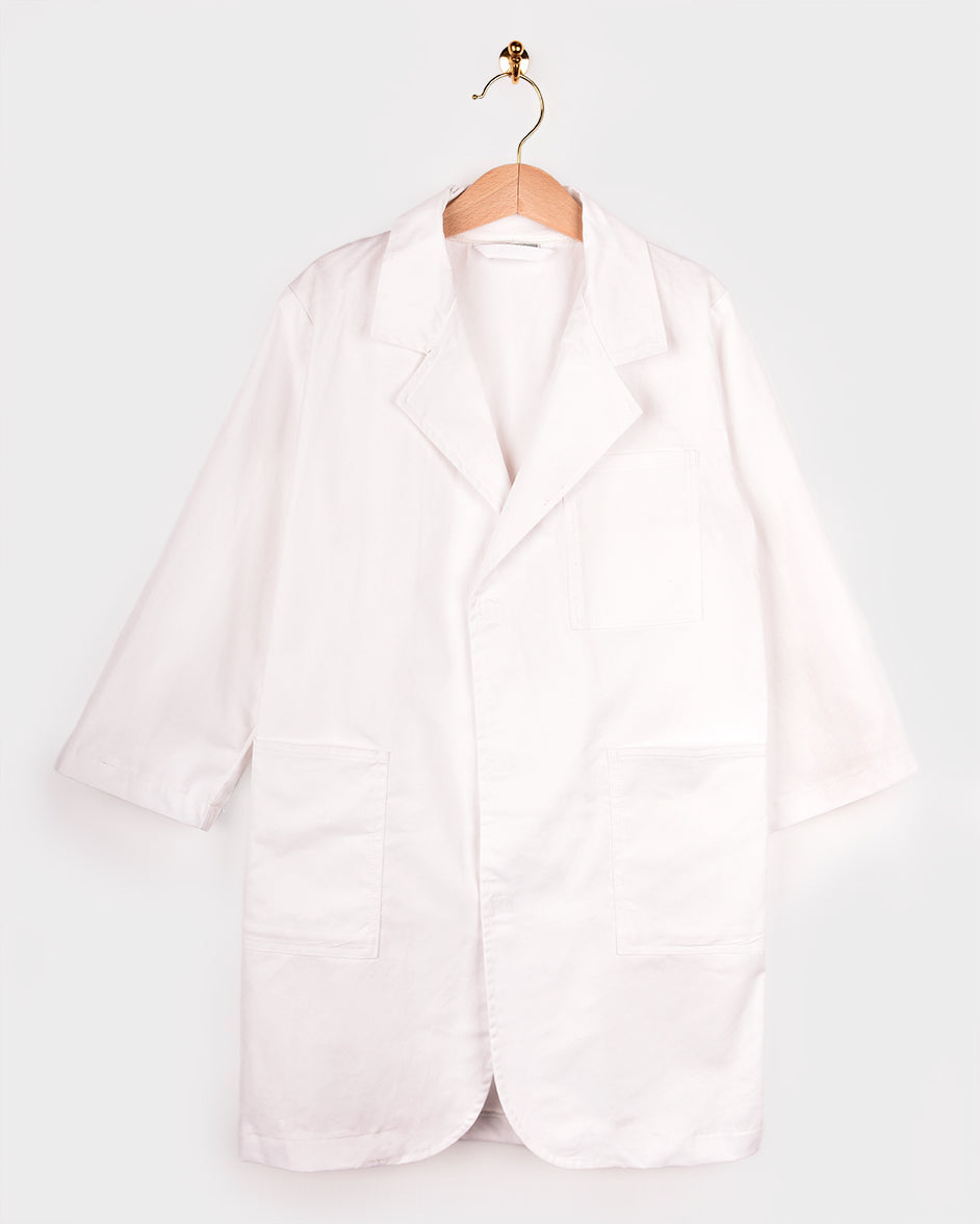 Den Goda Fen Vêtements de déguisement Docteur - Veste - 110-116cm - 4-6 ans - Blanc