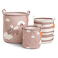 Done by Deer Storage Basket - Set of 3 - Happy Clouds - Powder