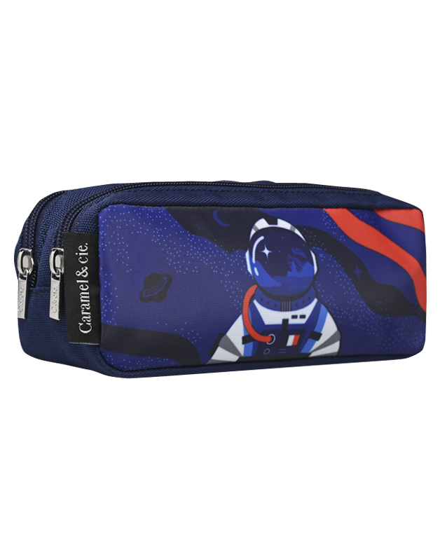 Caramel &amp; Cie Trousse Astronaute Interstellaire - Bleu