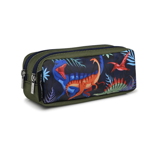 Caramel &amp; Cie Trousse Jurassic - Vert 