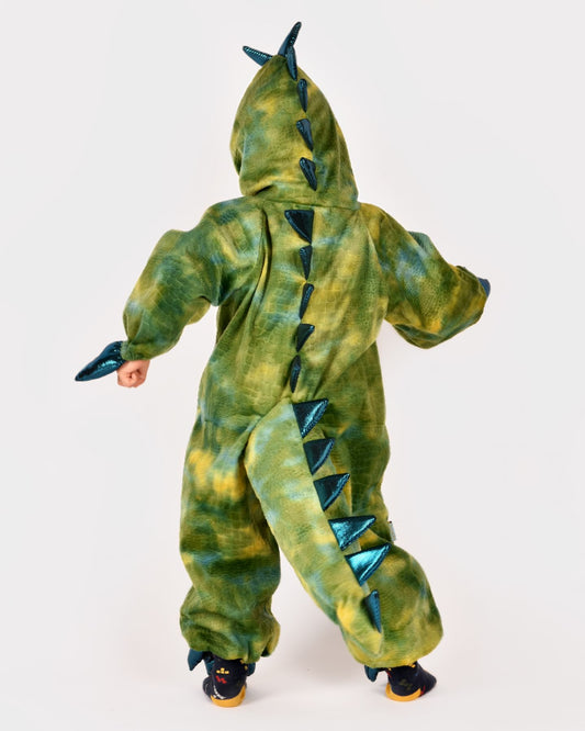 Den Goda Fen Dinosaur Dress Up Clothing - Costume - 3-4 ans - Vert