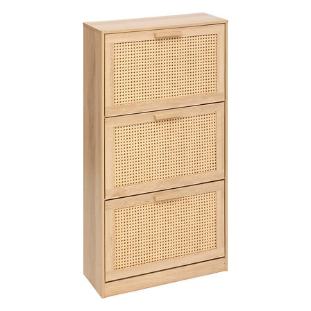 5Five Bank - Étagère à chaussures - Armoire porte-manteau en bambou - Crochets doubles - Équipement de stockage