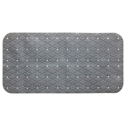 5Five PVC Badmat - 35x70cm - Antislip - Donkergrijs