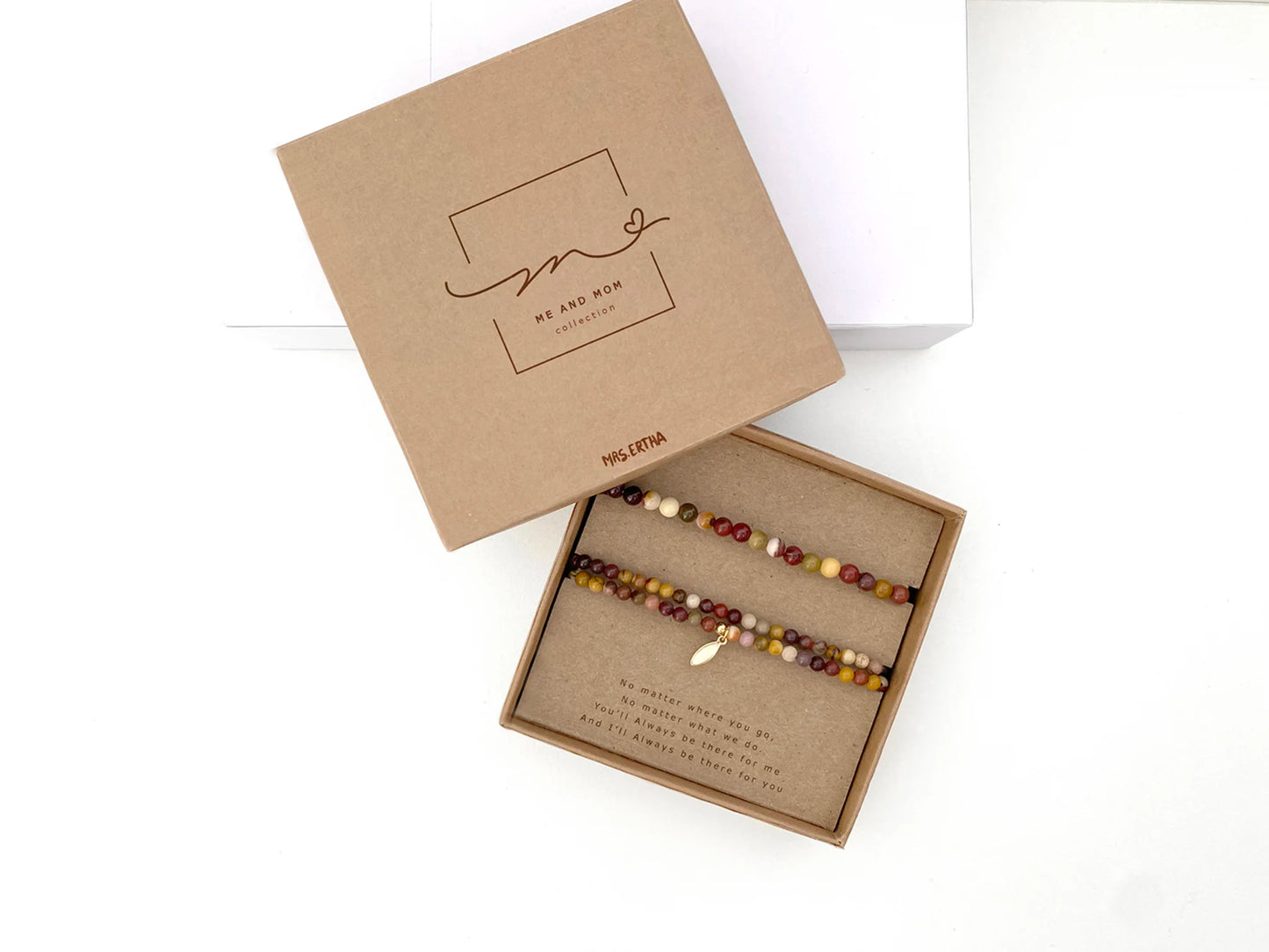 Mrs Ertha Armbanden set - Me & Mom collectie - Mookaite -