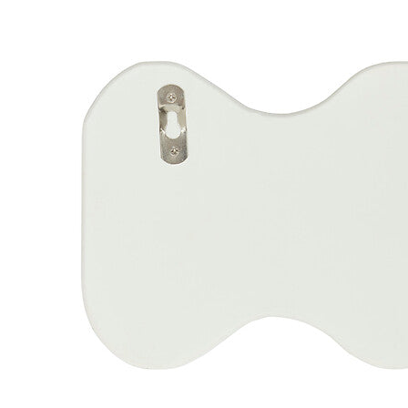 Atmosphera Golvende Wandplank Salina - 53x15x15cm - Wit