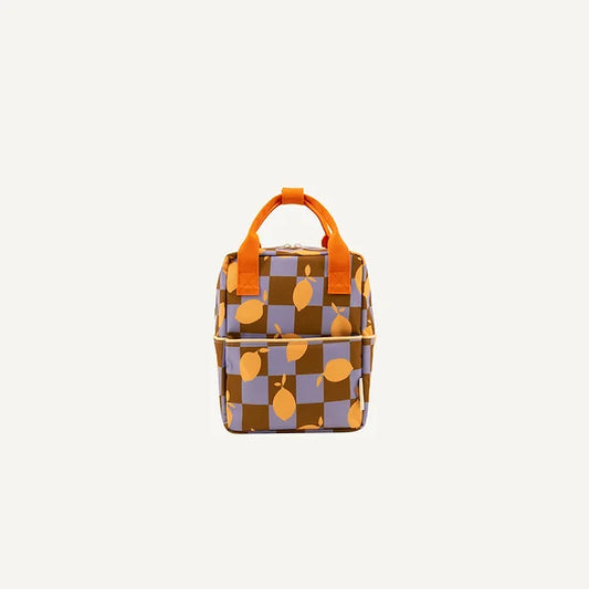 Sticky Lemon Backpack/Bookbag Small Farmhouse - Lemons | Checkerboard