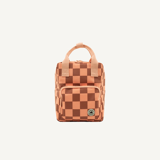 Studio Ditte Backpack Cubes S - Pink/Brown