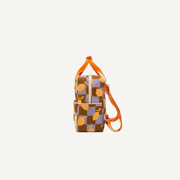 Sticky Lemon Backpack/Boekentas Small Farmhouse - Lemons | Checkerboard