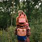 Sticky Lemon Backpack/Bookbag Large Meadows Colourblocking - Morning Sky | Deep Lake Blue