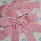 Konges Sløjd Velvet Bow Haarclips - Set van 2 stuks - Peony Pink