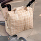 Nobodinoz Gala Luiertas waterproof 35x27x14cm - Ivory Checks