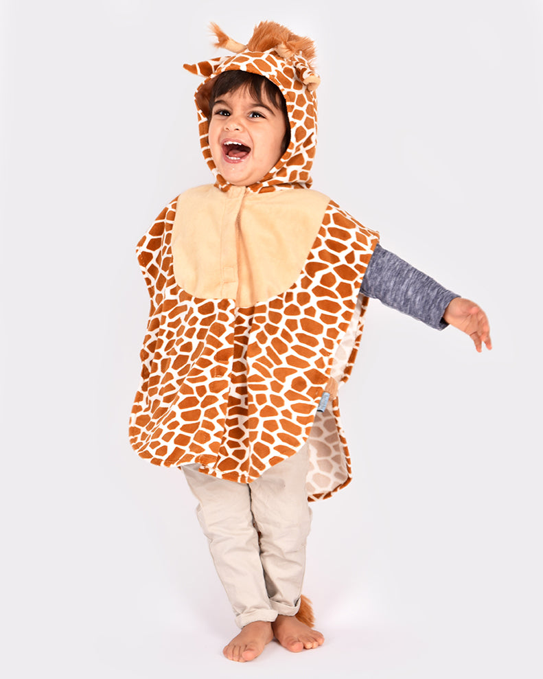 Den Goda fen Dress Up Digid - Mini Cape mit Kapuze - 86-110 cm - 1-4 Jahre - Multi