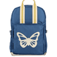 Caramel &amp; Cie Backpack Middle - Butterfly blue