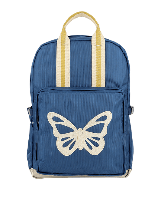 Caramel &amp; Cie Backpack Middle - Butterfly blue