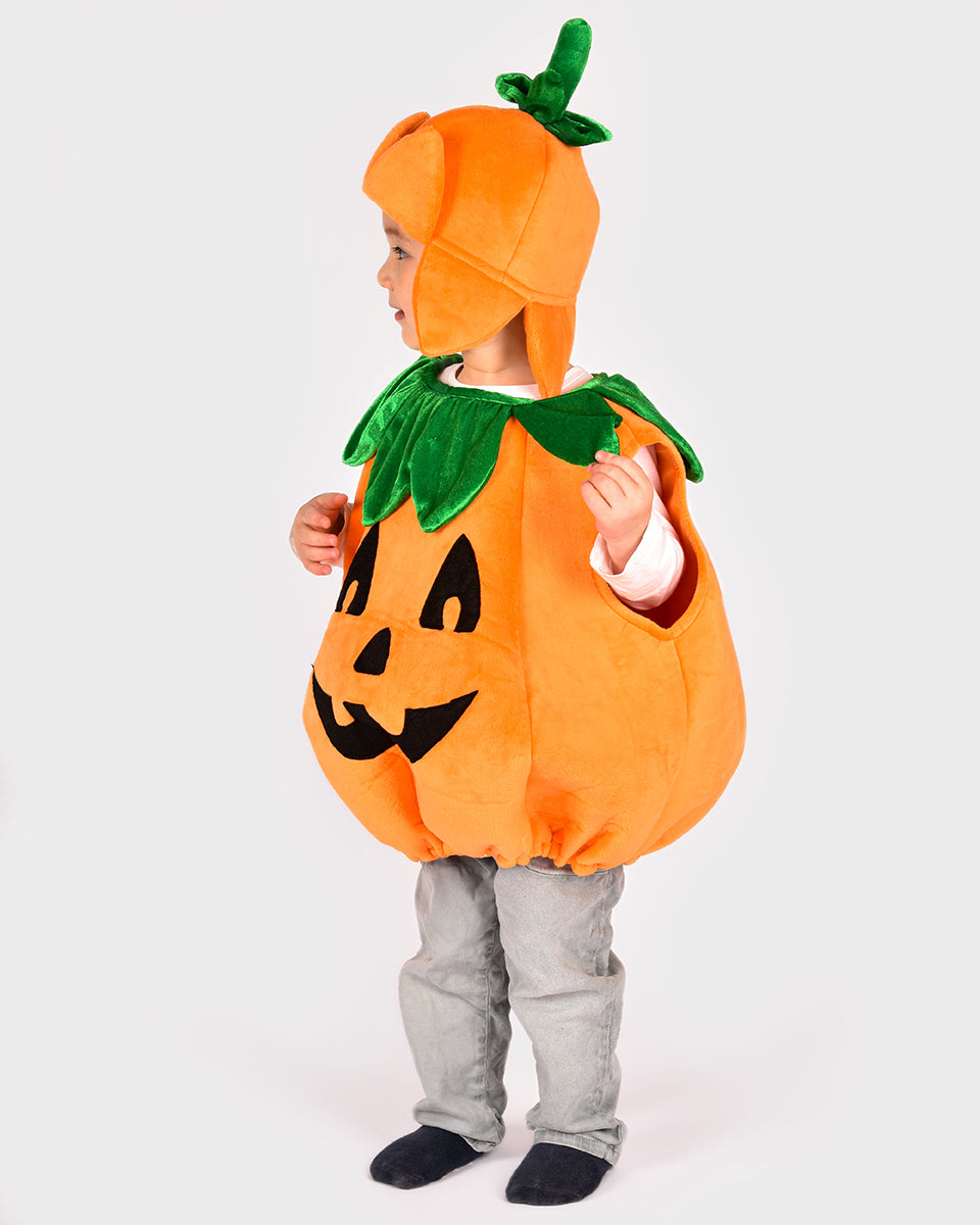 Den Goda Fen Dress Up Costume Citrouille - Costume - 98-104cm - 2-4 ans - Orange