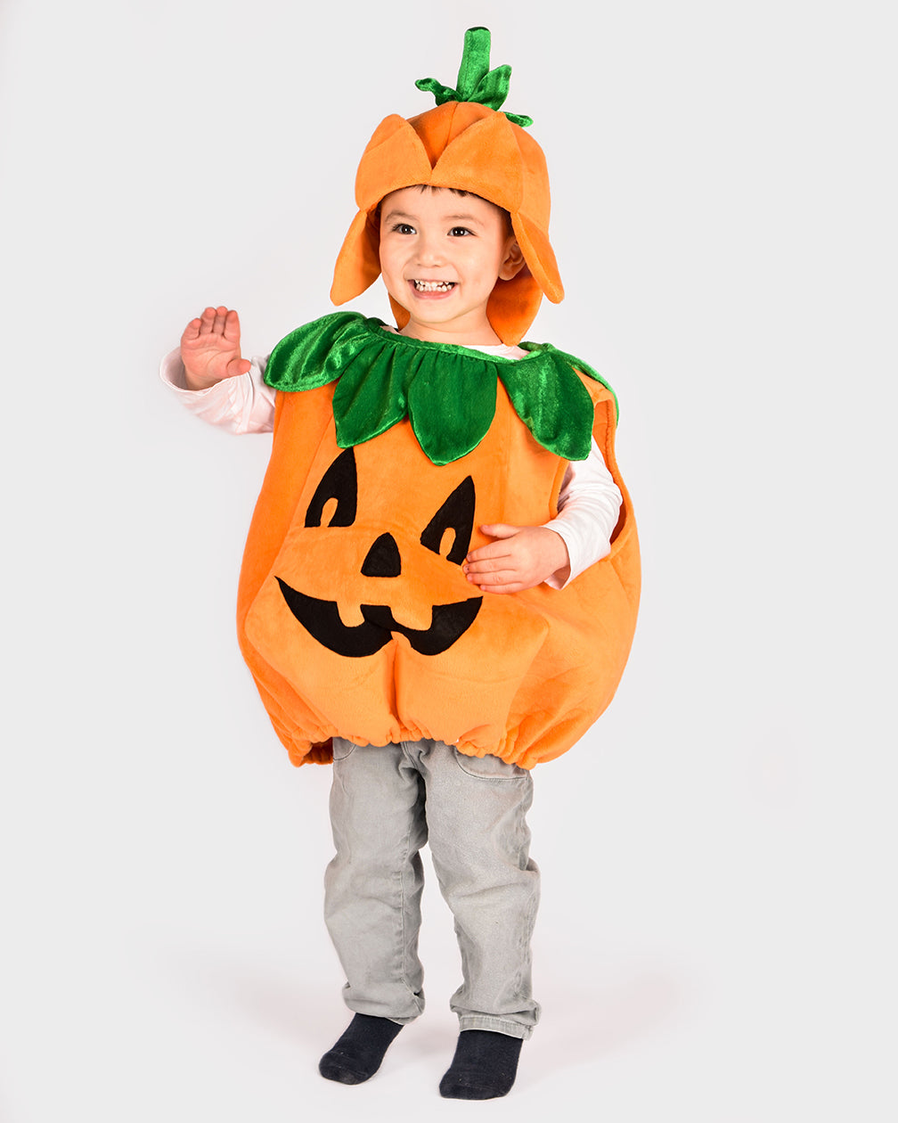 Den Goda Fen Dress Up Costume Citrouille - Costume - 98-104cm - 2-4 ans - Orange