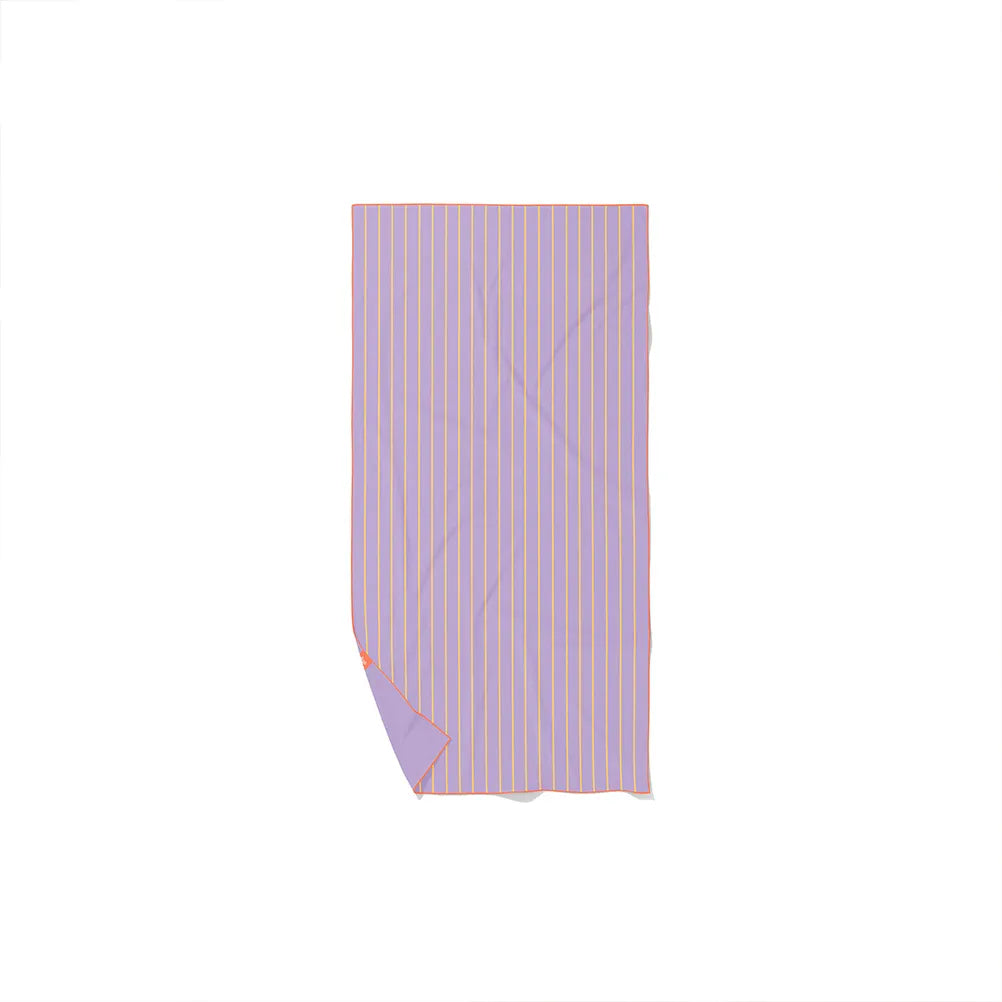 Serviette Quut Speel / Serviette de plage Hopscotch M - 140x70cm - Violet