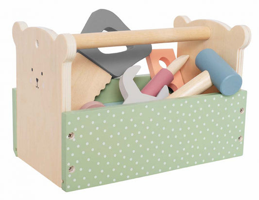 Jabadabado Wooden tool box - Teddy - Bear