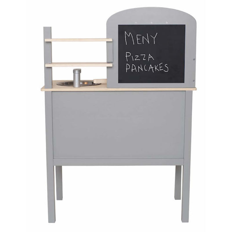 Jabadabado Play Kitchen - Bois - Gris - Cuisine enfant