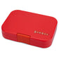 Yumbox Original Bentobox 6 vakken - 22x15x5cm - Roar Red/Race Cars Tray