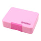 Yumbox Bentobox/Snackdoos 3 vakken - 17x13x5cm - Power Pink/Rainbow Tray