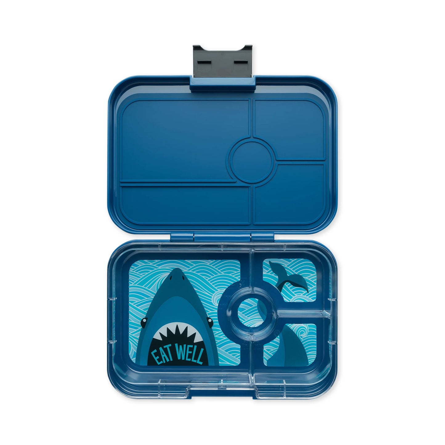 Yumbox Tapas XL Bentobox 4 vakken - 24x17,5x4,5cm - Monte Carlo Blue/Shark Tray