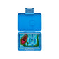 Yumbox Bentobox/Snackdoos 3 vakken - 17x13x5cm - Surf Blue/Dinosaur Tray