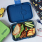 Yumbox Panino Bentobox 4 vakken - 22x15x5cm - Monte Carlo Blue/Shark tray