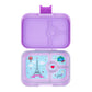 Yumbox Panino Bentobox 4 vakken - 22x15x5cm - Lulu Purple/Paris je t'aime Tray