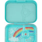 Yumbox Panino Bentobox 4 vakken - 22x15x5cm - Misty Aqua/Rainbow Tray